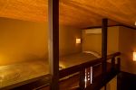 Japanese-style room with loft | Itsukushima Higashimonzen Kikugawa