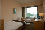 Single room with the ocean view | Greenhill Hotel Onomichi