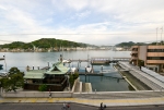 View from the Single Room (ocean view) | Onomichi Royal Hotel