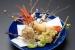 揚物 / 牡丹海老と春野菜の天ぷら　抹茶塩