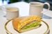 配達のサンドイッチとスープ / 宮島ビストロCuillere（キュイエール）