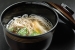 椀 / 黒米素麺煮麺仕立て、干し鮎、椎茸、葱