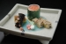 穴子寿芋司、にしん、百合根松風、烏賊明太和え、のし梅