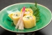 先付 / カニ菊花和え錦糸巻き