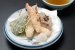 天ぷら / 海老、椎茸、ピーマン、キス、蓮根