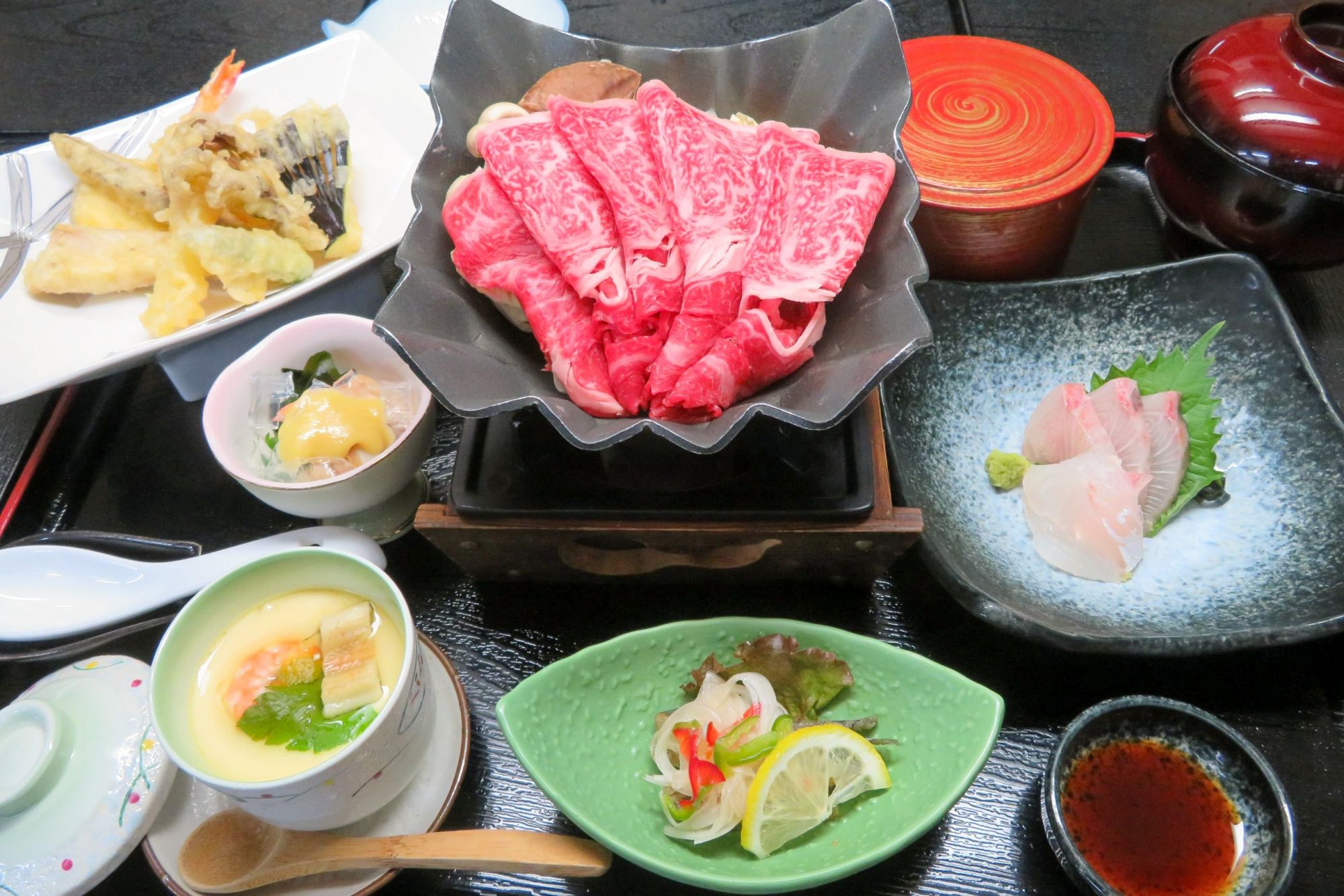 養老温泉本館の料理