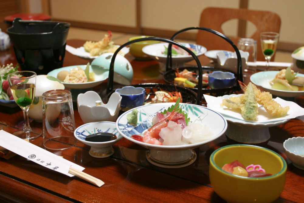 旅館　中屋・料理