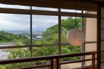 露天風呂付メゾネット2階からの眺め